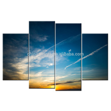 Naturbild-Sonnenuntergang-Kunst-Druck / Wand-Dekor-Kunst-Druck auf Leinwand / ausgedehnter Bild-Kunst-Segeltuch-Druck